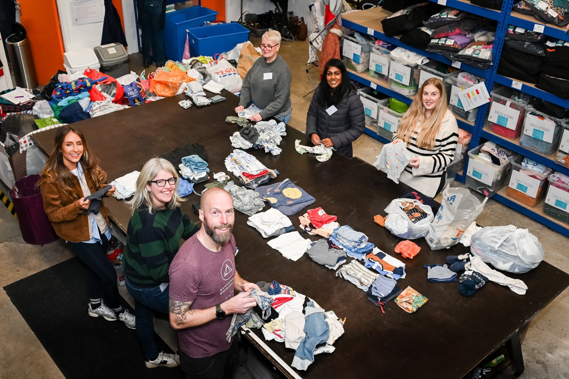 Stripey Stork warehouse volunteer photo 4