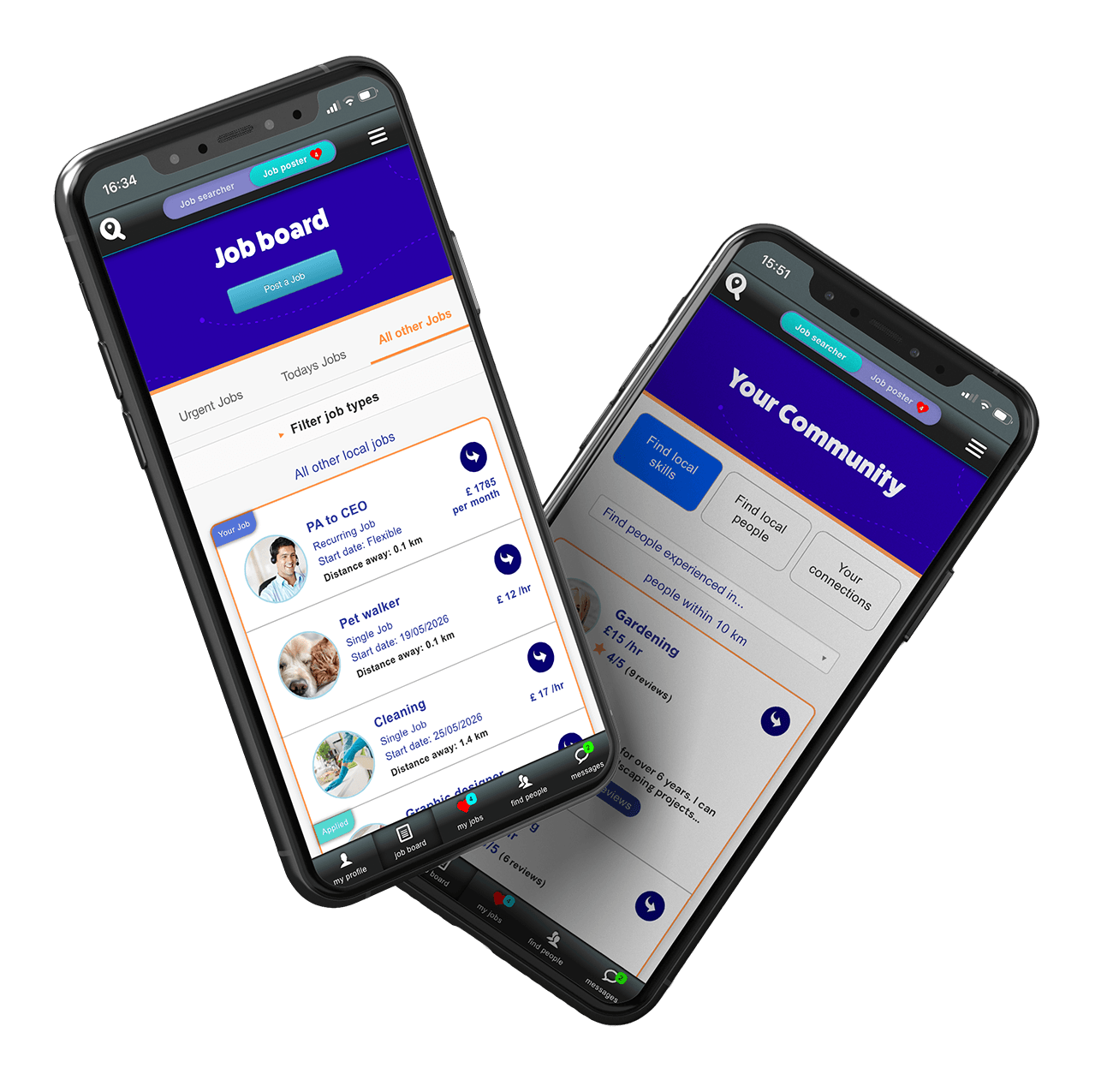 Pockit Job on mobile