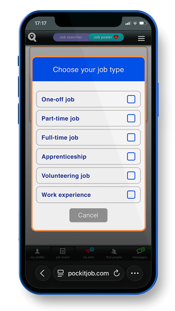 Post your job to the local community
