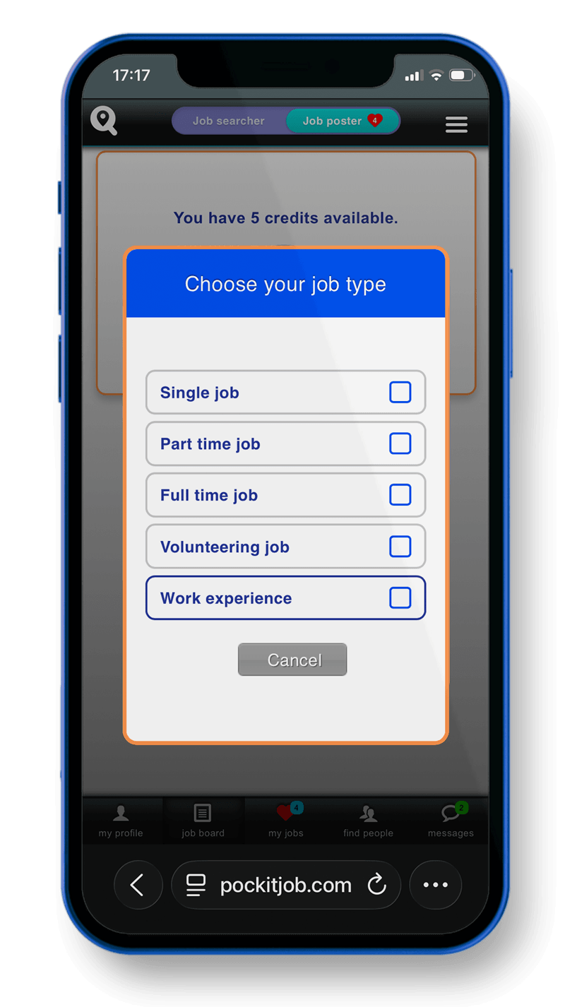 Post your job to the local community